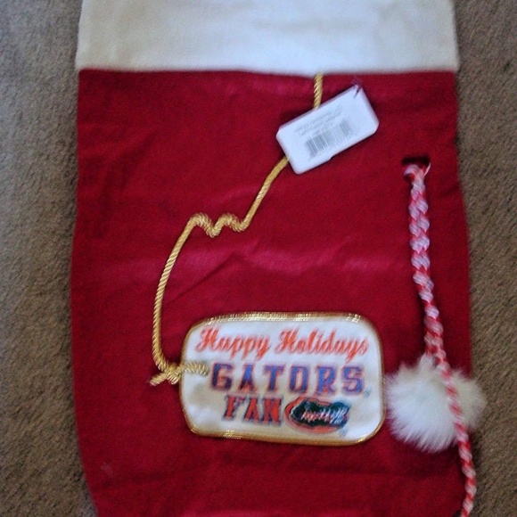 FLORIDA GATORS FELT EXTRA LARGE 20 IN HOLIDAY BAG - Picture 1 of 1
